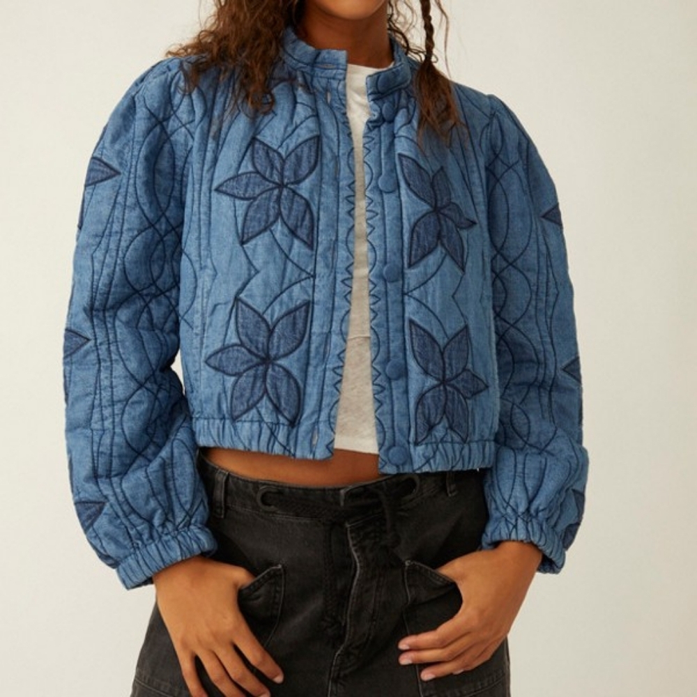 NWT Quinn Jacket in Indigo